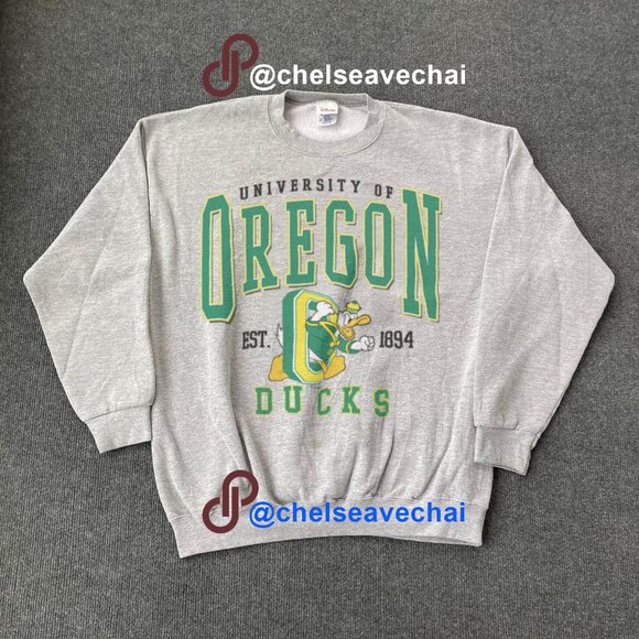 Vintage Oregon Duck Rose Bowl Football Sweatshirt University of Oregon Shirt tee - Picture 1 of 2